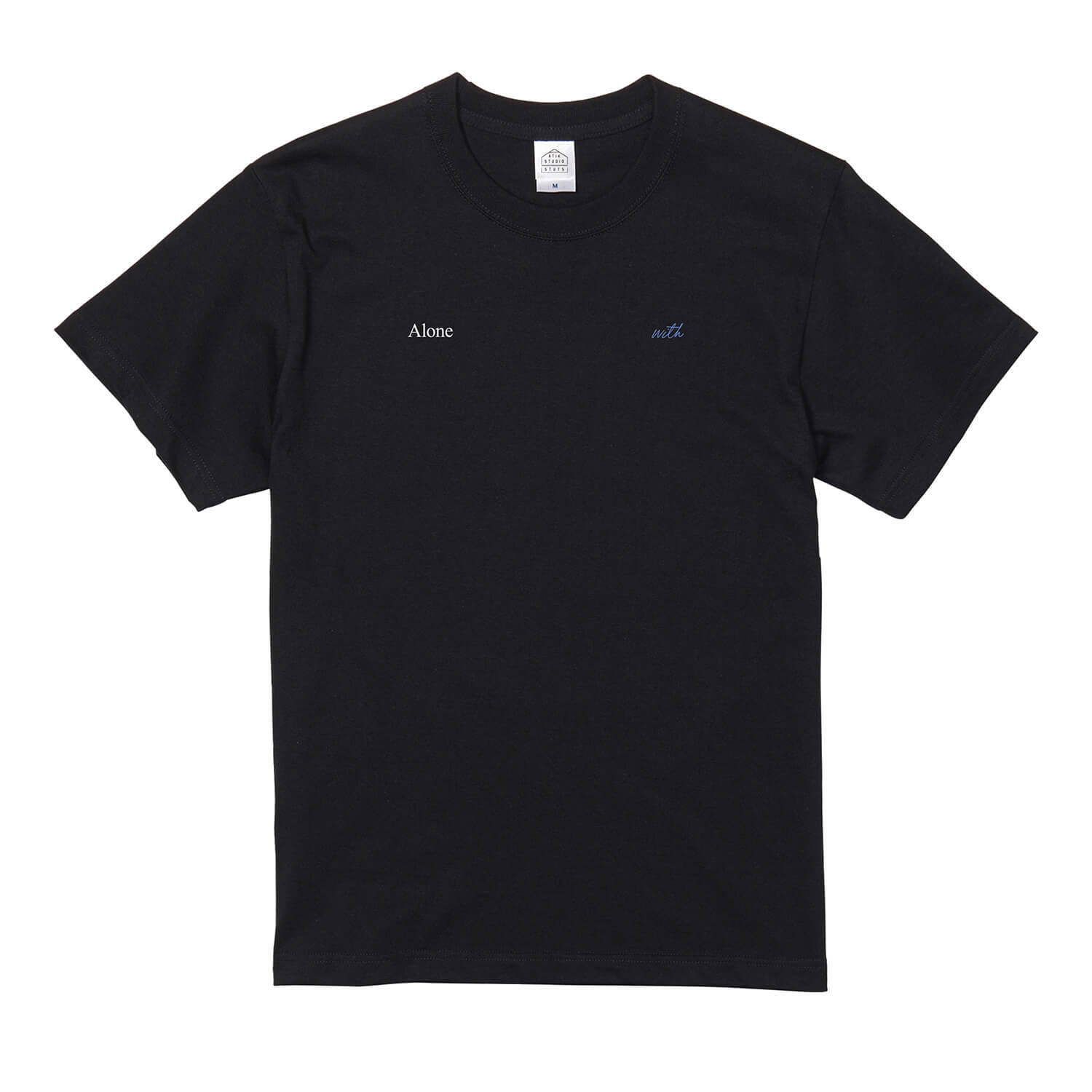 Alone with  Logo S/S Tee Black