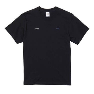 Alone with  Logo S/S Tee Black