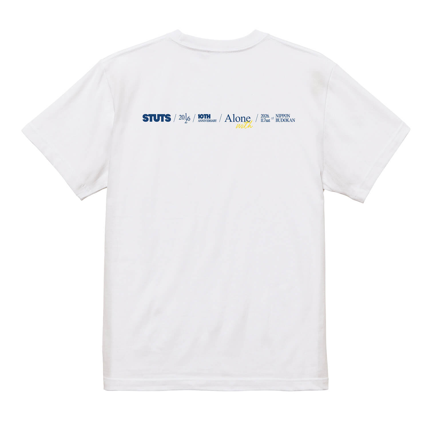Alone with  Logo S/S Tee White