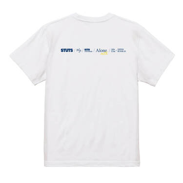 Alone with  Logo S/S Tee White