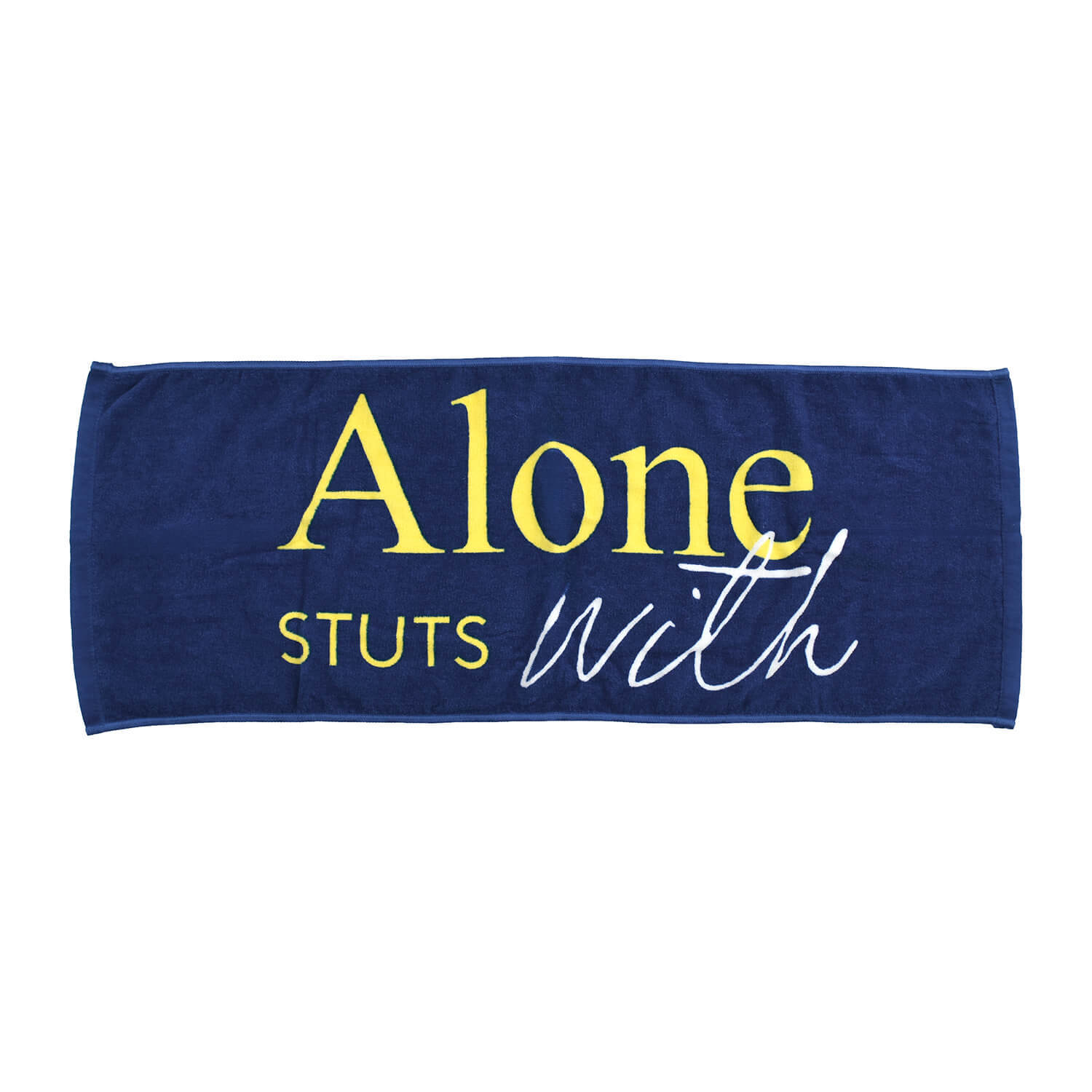 Alone with Logo Towel Navy