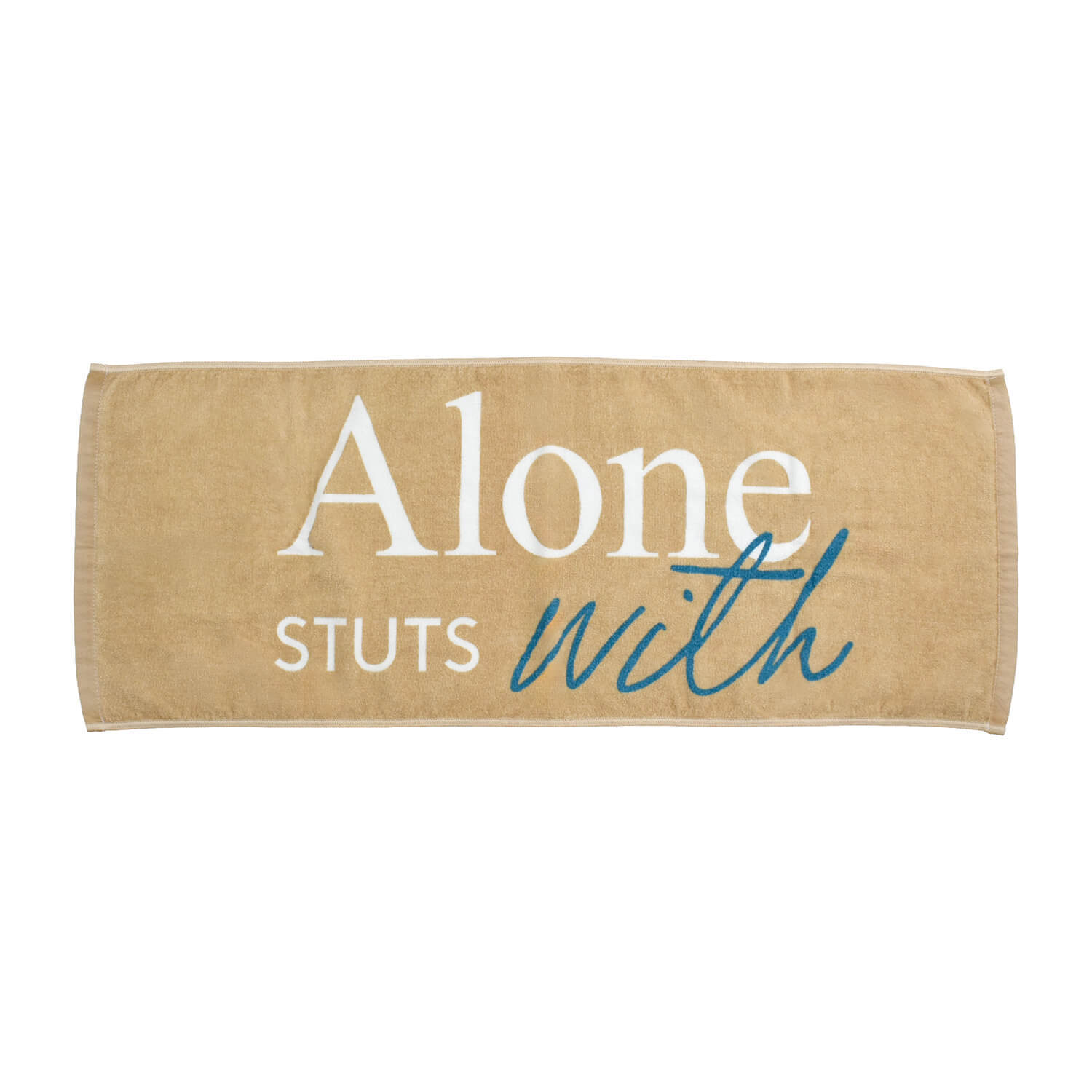 Alone with Logo Towel Beige