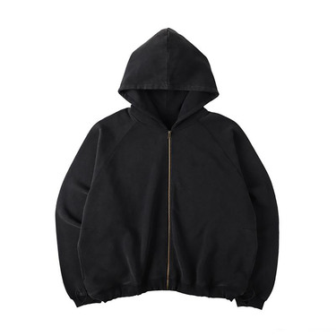 “Naked 4 Satan”ZIP HOODIE Black