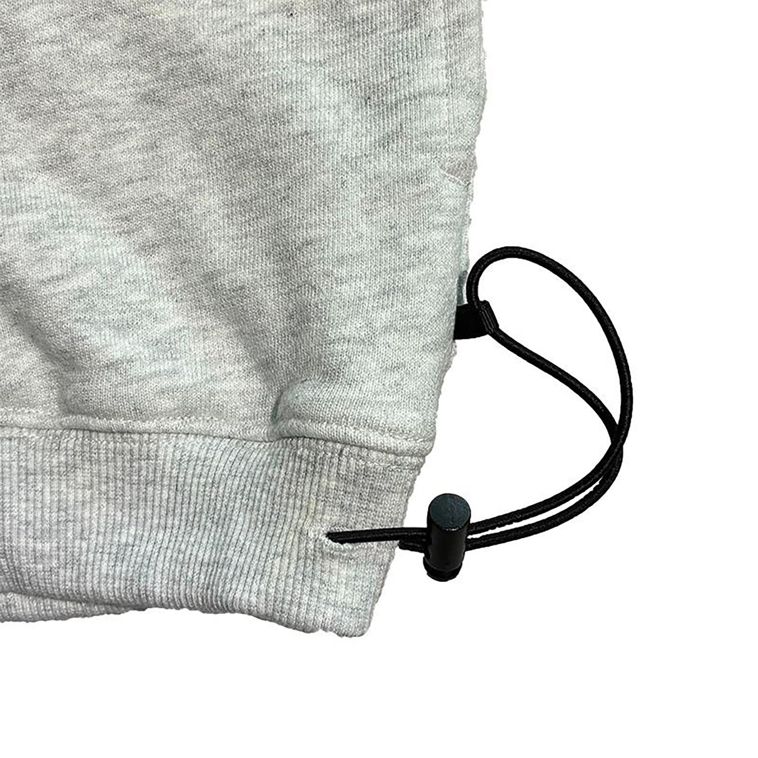 “Naked 4 Satan”ZIP HOODIE Ash